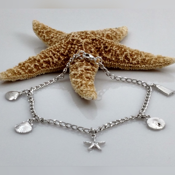 Sea Life Anklet made in New England, USA - Picture 8 of 8